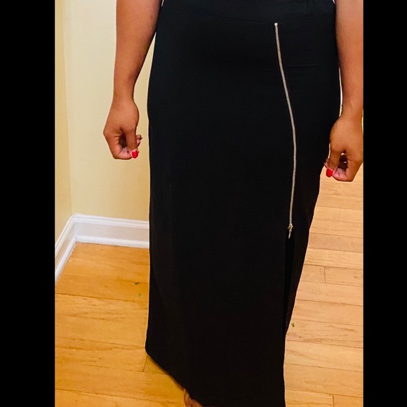 Zipper ankle length skirt - Picture 1 of 1